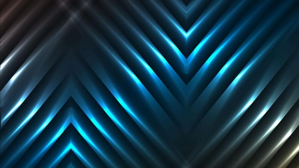 Blue Chevron Metallic Stripes Abstract Background - blue chevron metallic stripes image, blue abstract background