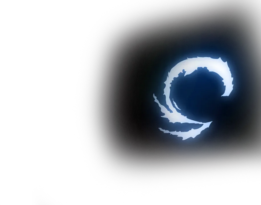Blue Energy Crescent Slash Light Streak Overlay PNG - blue energy crescent slash png, blue light streak overlay png