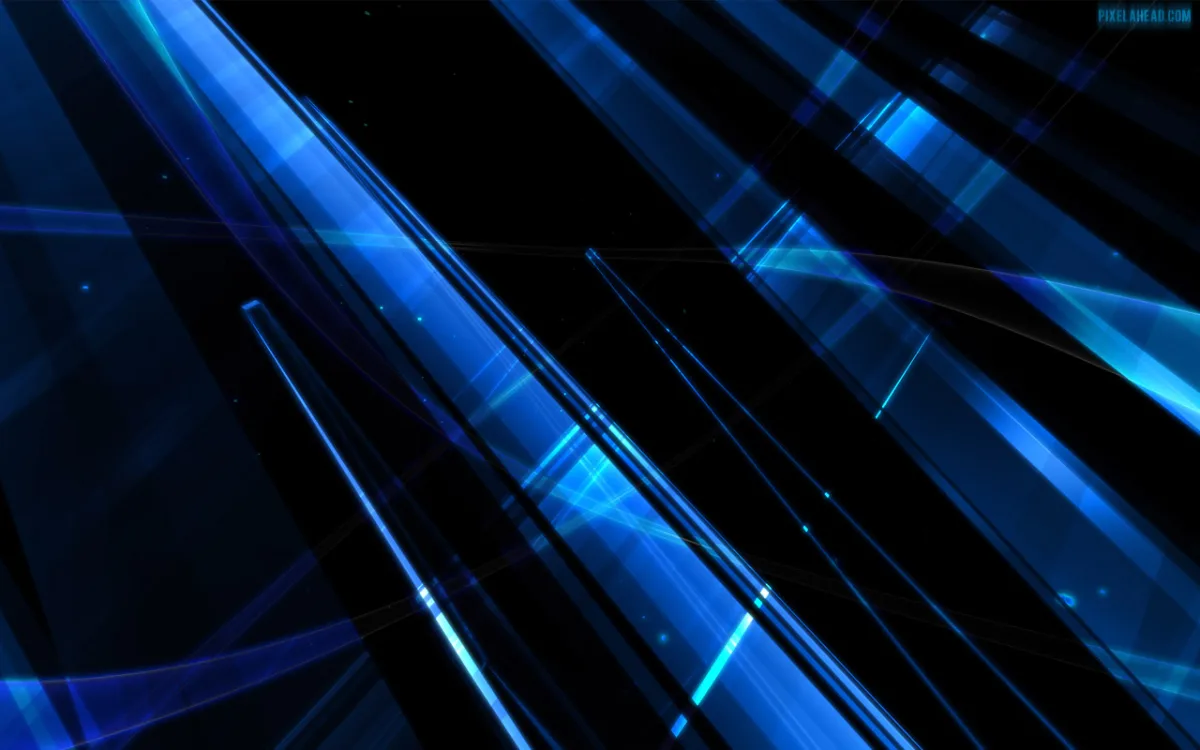 Blue Neon Metallic Streaks Light Overlay - blue neon metallic streaks image, blue light streak overlay image, light