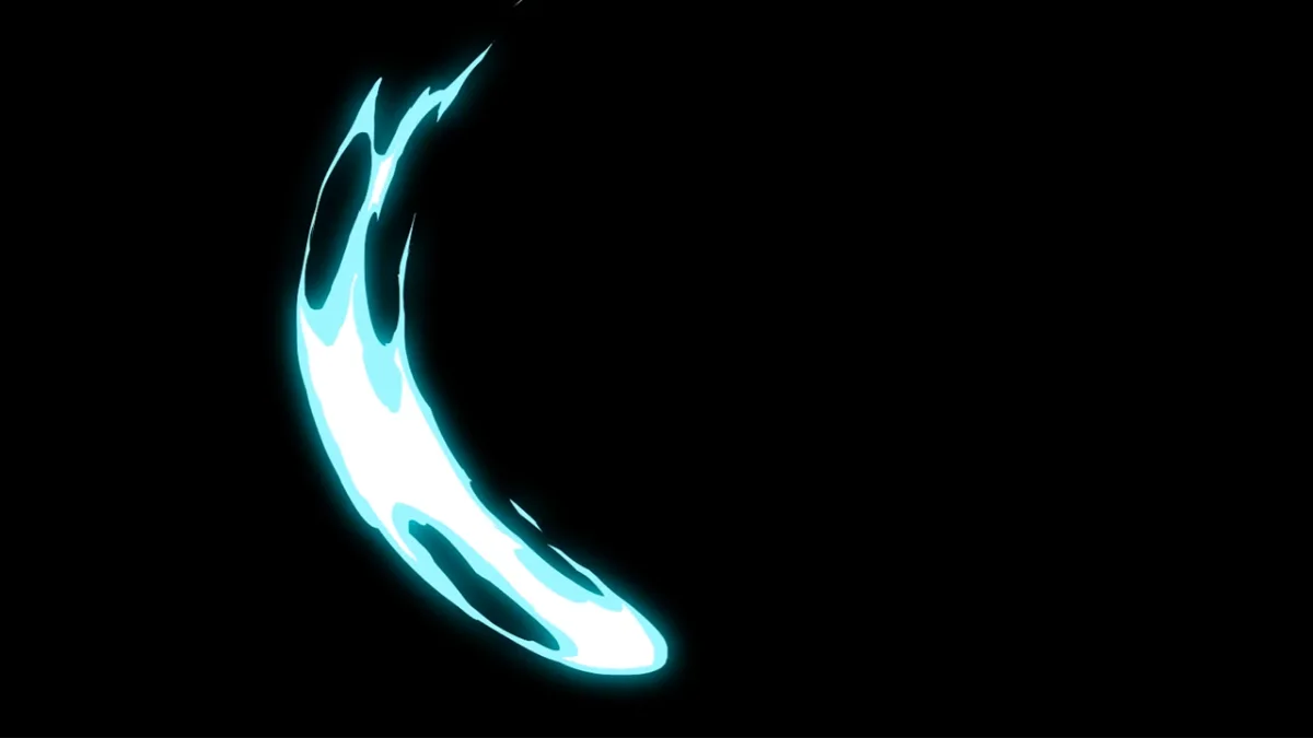 Cyan Crescent Slash Small Light Streak Overlay PNG - cyan crescent slash small png, cyan light streak overlay png