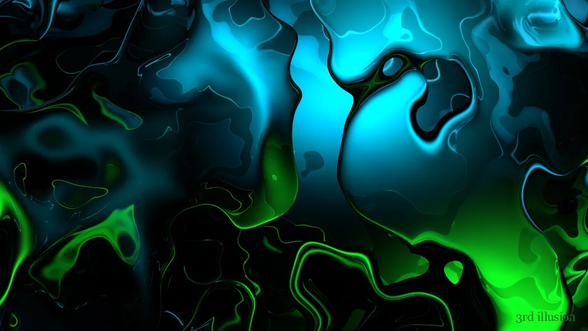 Cyan Green Liquid Marble Background - cyan green liquid marble image, green liquid marble background image, marble