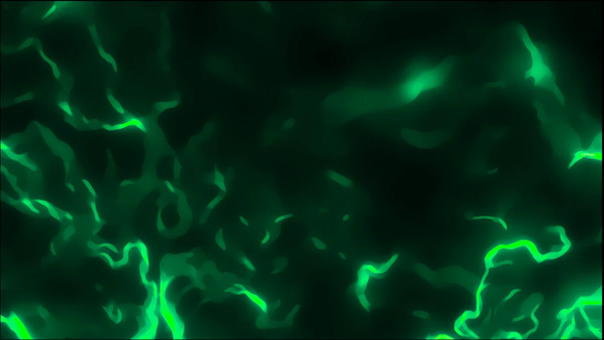 Green Plasma Smoke Flow Glowing Abstract Background PNG - green plasma smoke flow png, dark glowing abstract background