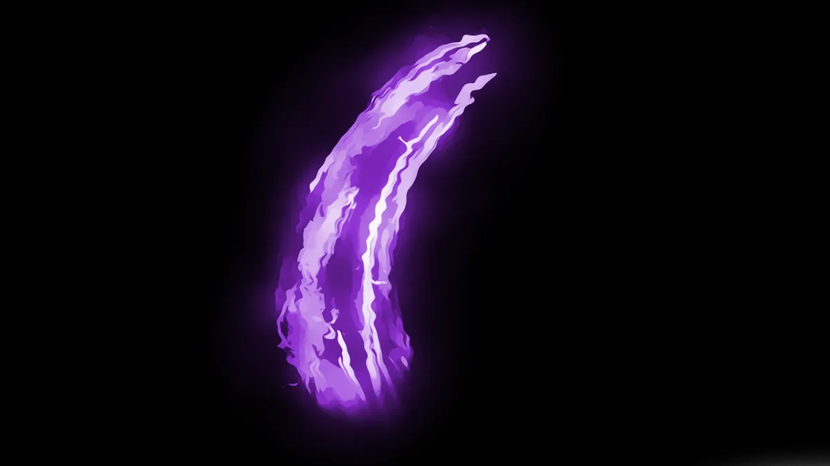Purple Neon Crescent Slash Light Streak Overlay PNG - purple neon crescent slash png, purple light streak overlay png