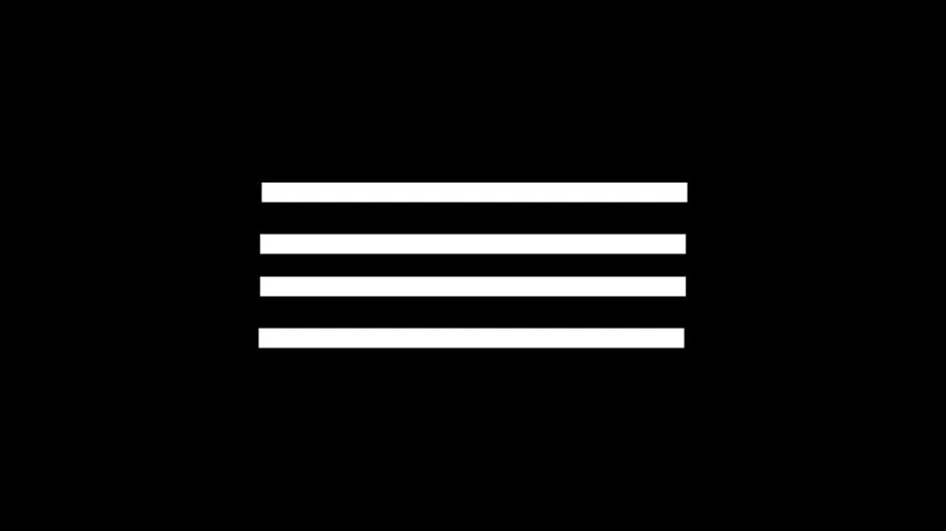 White Horizontal Lines Black Box Abstract Shape PNG - white horizontal lines black png, white abstract shape png