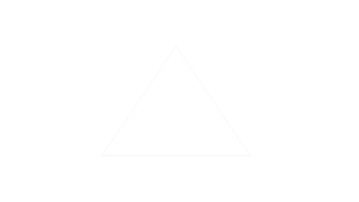 White Solid Triangle Up Abstract Shape PNG - white solid triangle up png, white abstract shape png, shapes png, shapes