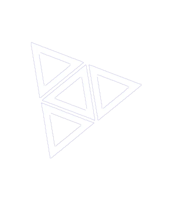 White Triangle Cluster Outline Three Abstract Shape PNG - white triangle cluster outline png, white abstract shape png